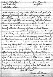 Russ L. Collins' Line-Shoot Book Entry
